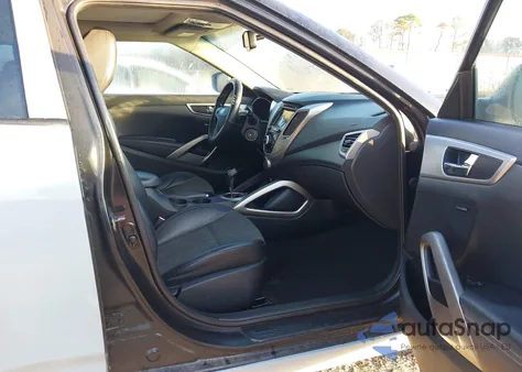 2013 Hyundai Veloster Base W/Black z USA, uszkodzony, nr VIN KMHTC6ADXDU164861